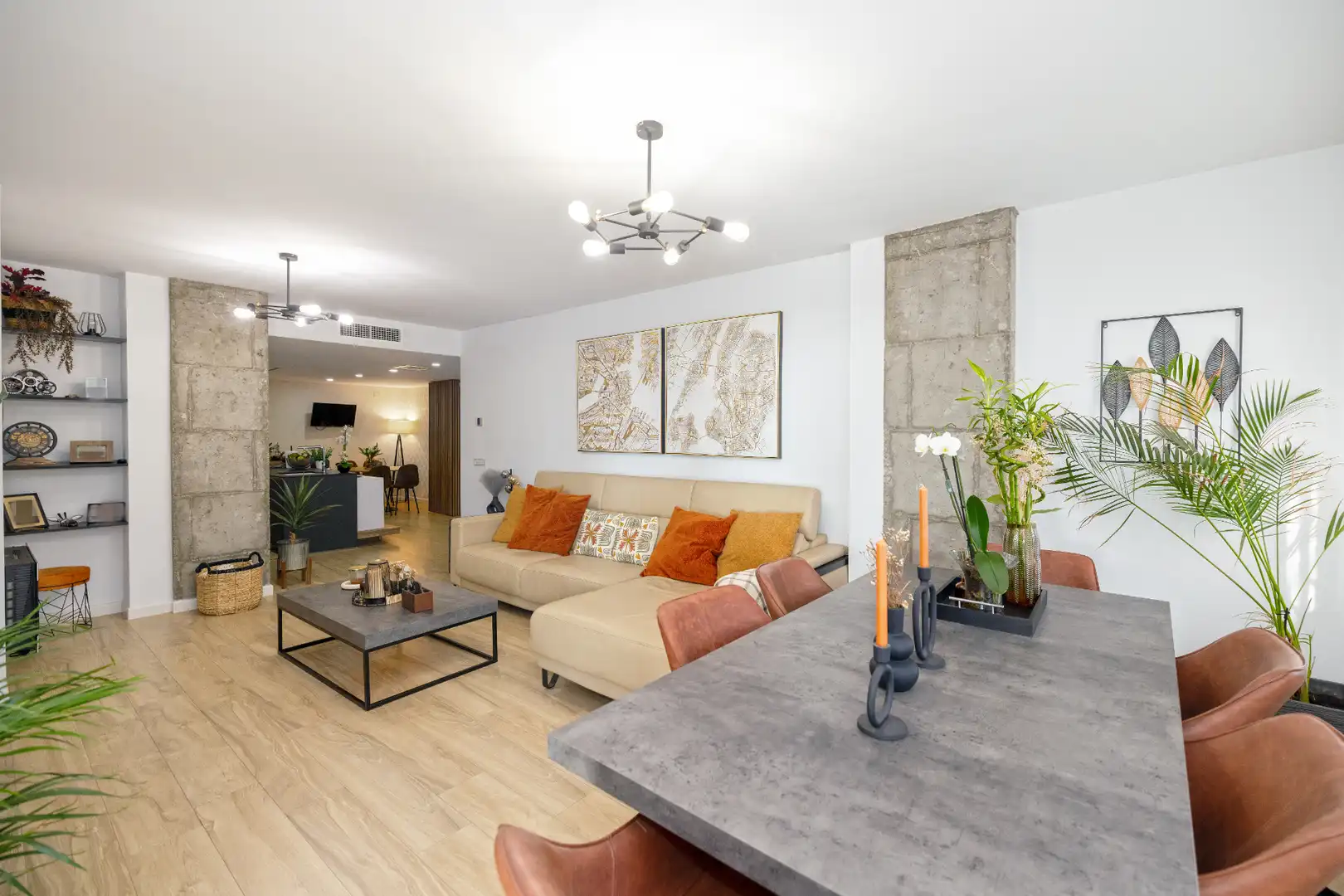 Living room of Flat for sale in Málaga  with Air Conditioner, Heating and Terrace