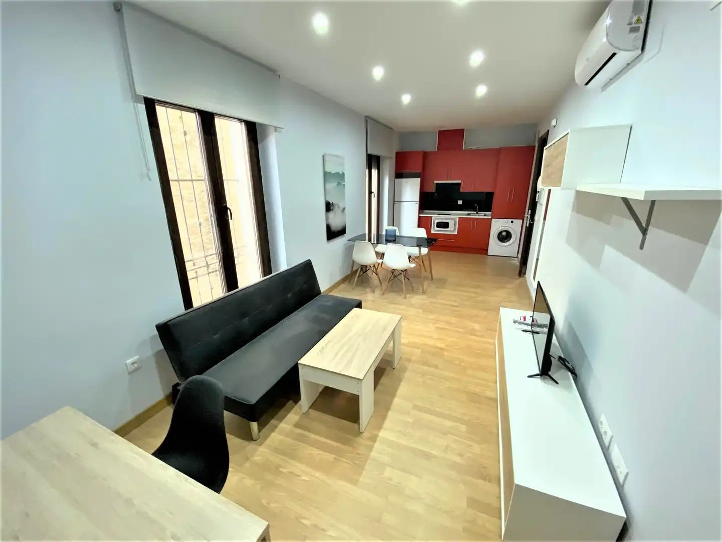 Living room of Apartments for rent in Cáceres  with Air Conditioner and Furnished