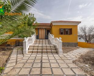 Exterior view of House or chalet for sale in Moraleda de Zafayona  with Heating, Private garden and Terrace