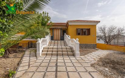 Exterior view of House or chalet for sale in Moraleda de Zafayona  with Heating, Private garden and Terrace