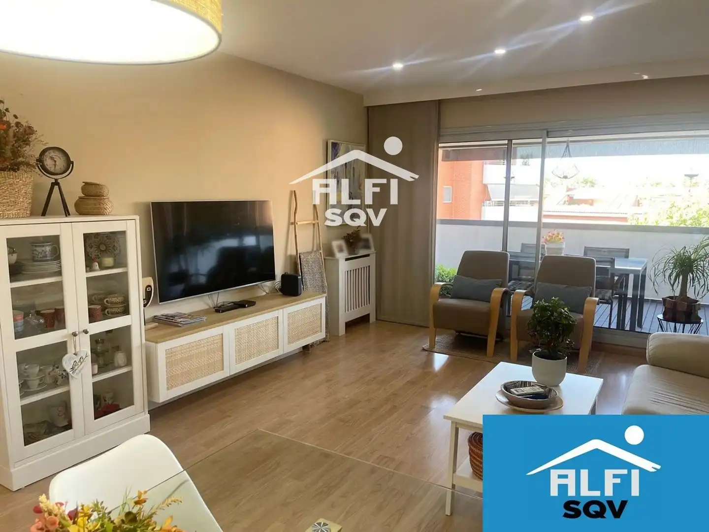 Sala de estar de Piso en venta en Sant Quirze del Vallès con Aire acondicionado, Calefacción y Terraza