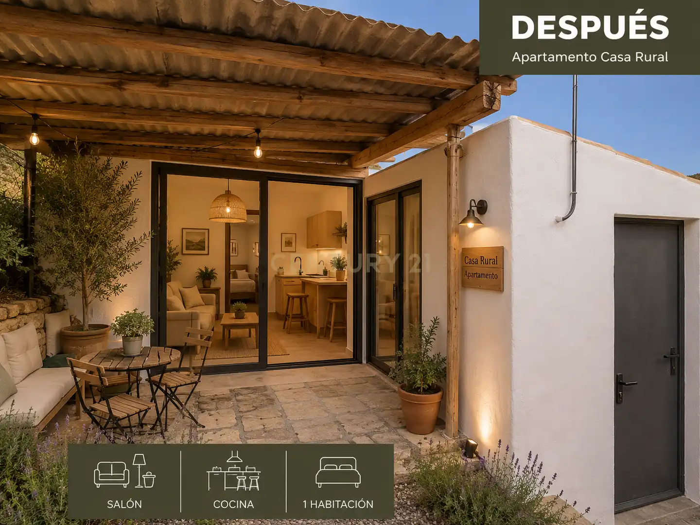 Terrassa de Casa o xalet en venda en Riogordo amb Moblat i Rentadora