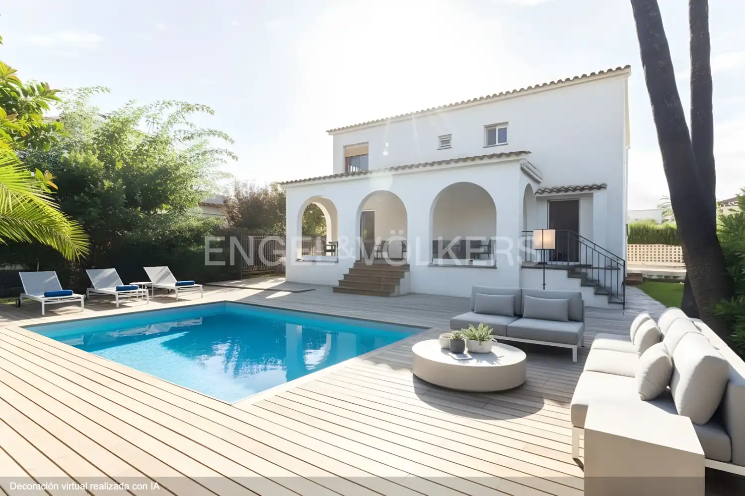 Swimming pool of Houses for sale in Benicasim / Benicàssim  with Air Conditioner, Heating and Private garden