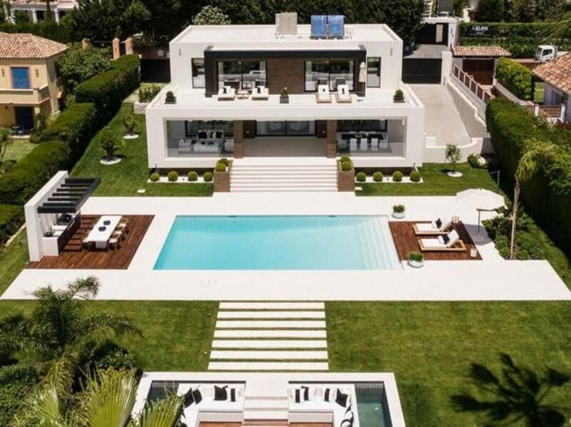 Garden of House or chalet to rent in Marbella  with Air Conditioner, Heating and Private garden