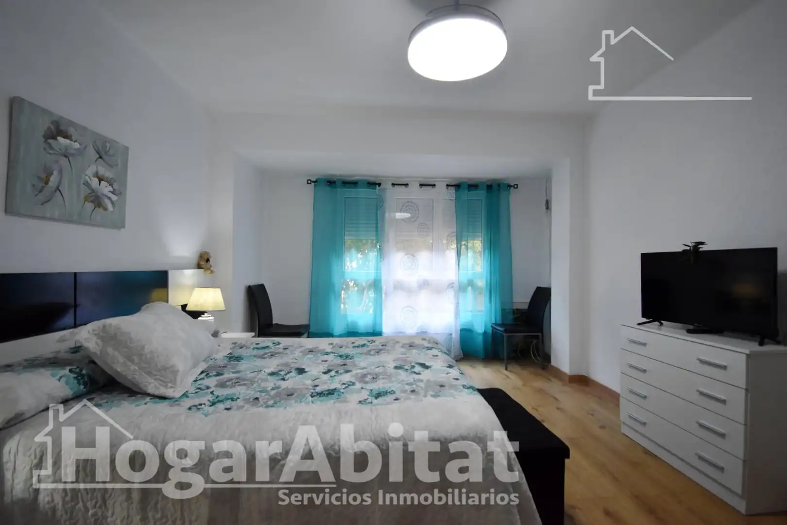 Bedroom of Flat for sale in Oliva  with Air Conditioner, Heating and Terrace