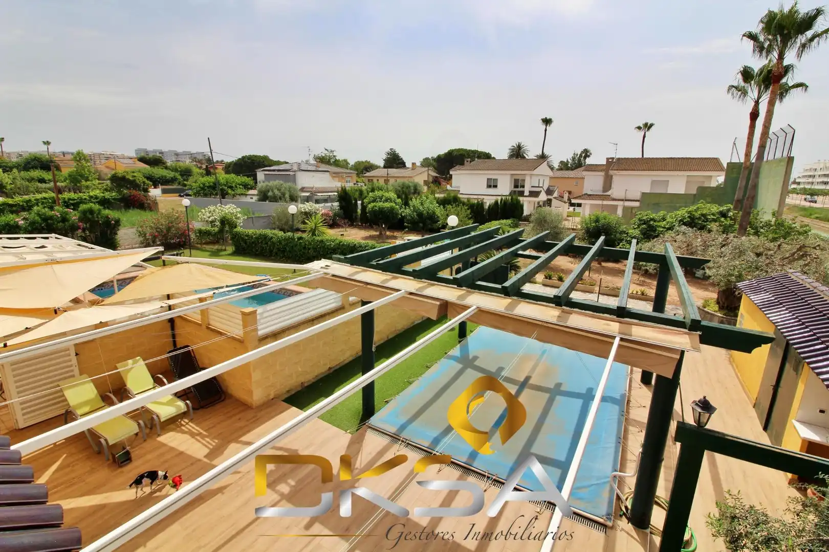 Terrace of Houses for sale in Castellón de la Plana / Castelló de la Plana  with Air Conditioner, Heating and Private garden