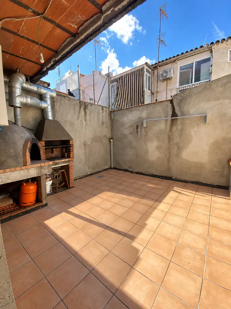 Terraza de Casa adosada en venta en Nou Barris