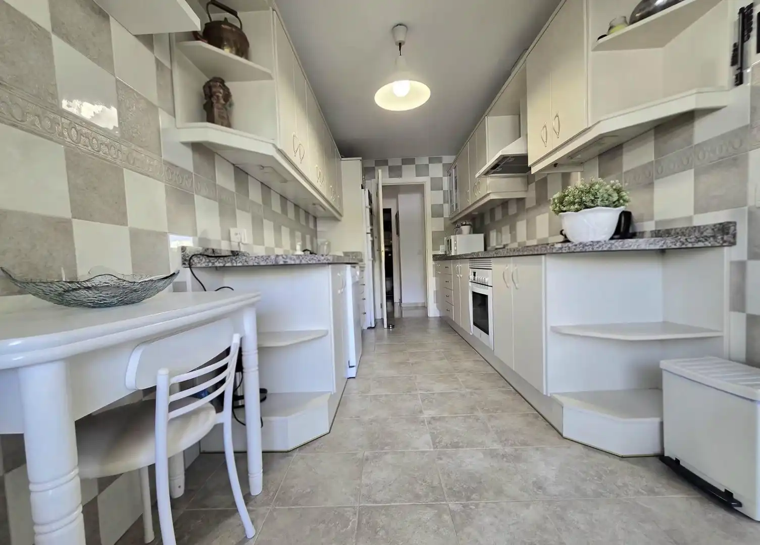 Cocina de Piso en venta en Fuengirola con Aire acondicionado, Jardín privado y Terraza