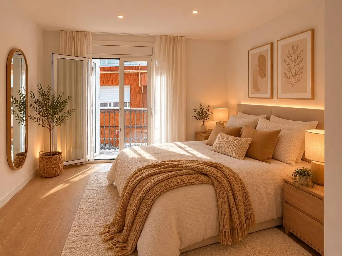 Bedroom of Flat for sale in Sabadell  with Parquet flooring and Terrace
