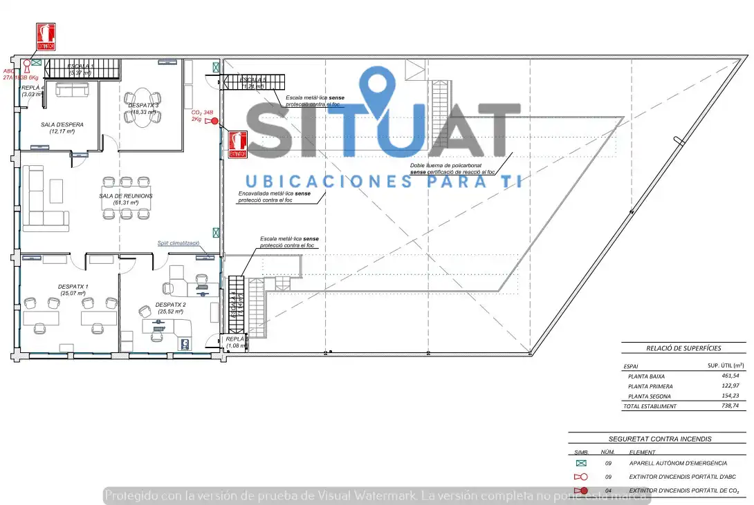 Industrial buildings for sale in Cervelló  with Heating and Alarm