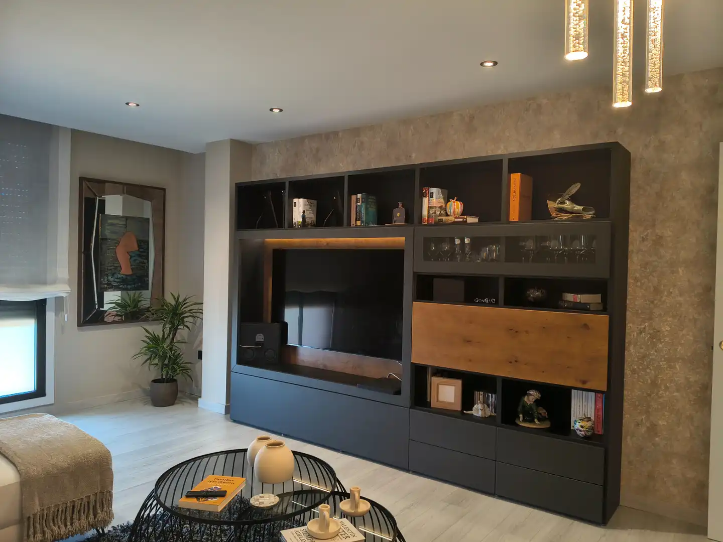 Sala de estar de Piso en venta en O Carballiño   con Calefacción, Parquet y Trastero