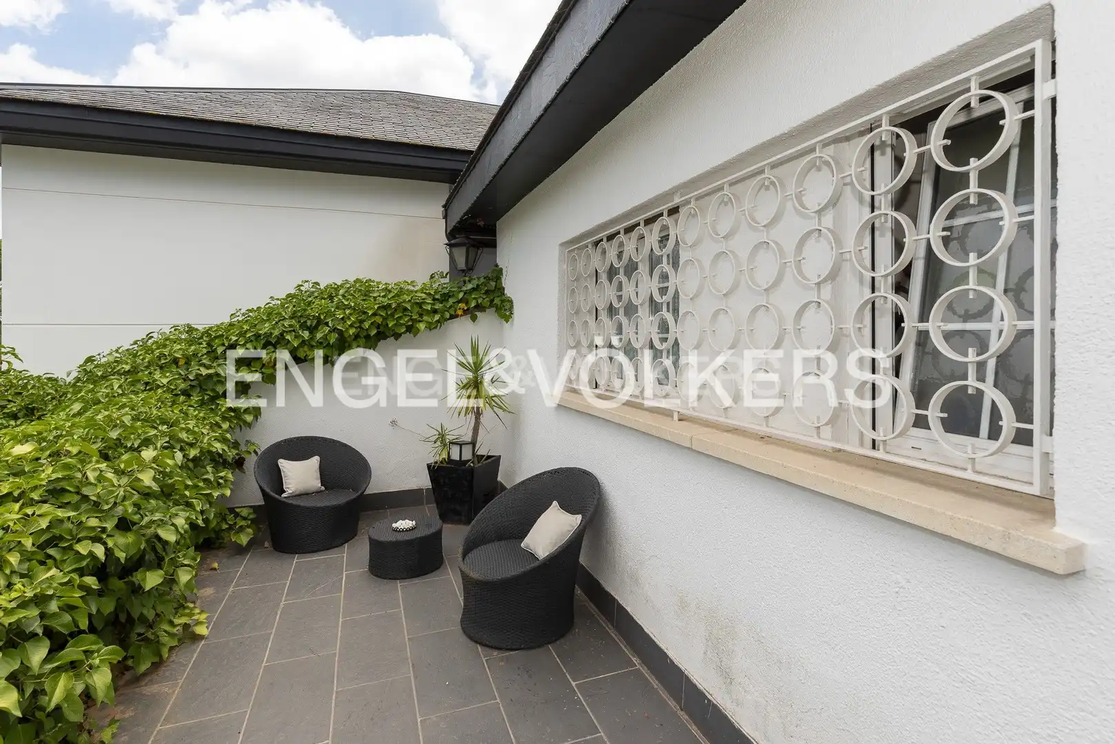 Terraza de Casa o chalet en venta en Sant Cugat del Vallès con Aire acondicionado, Calefacción y Jardín privado