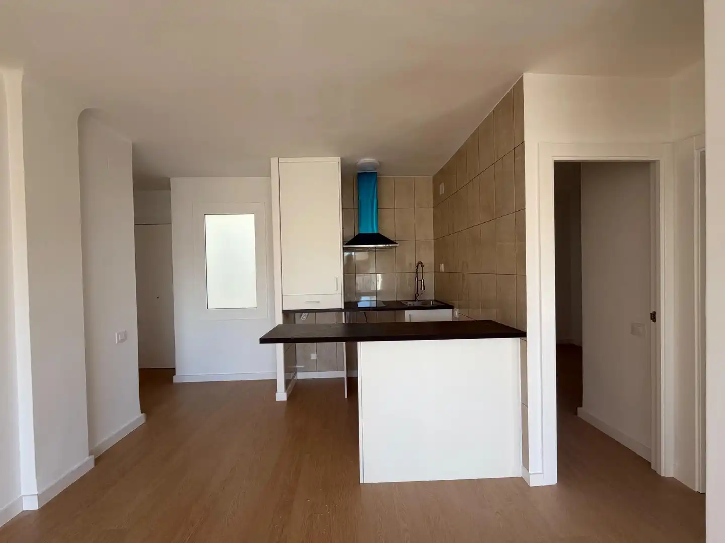 Kitchen of Flat for sale in Roses  with Air Conditioner, Parquet flooring and Terrace