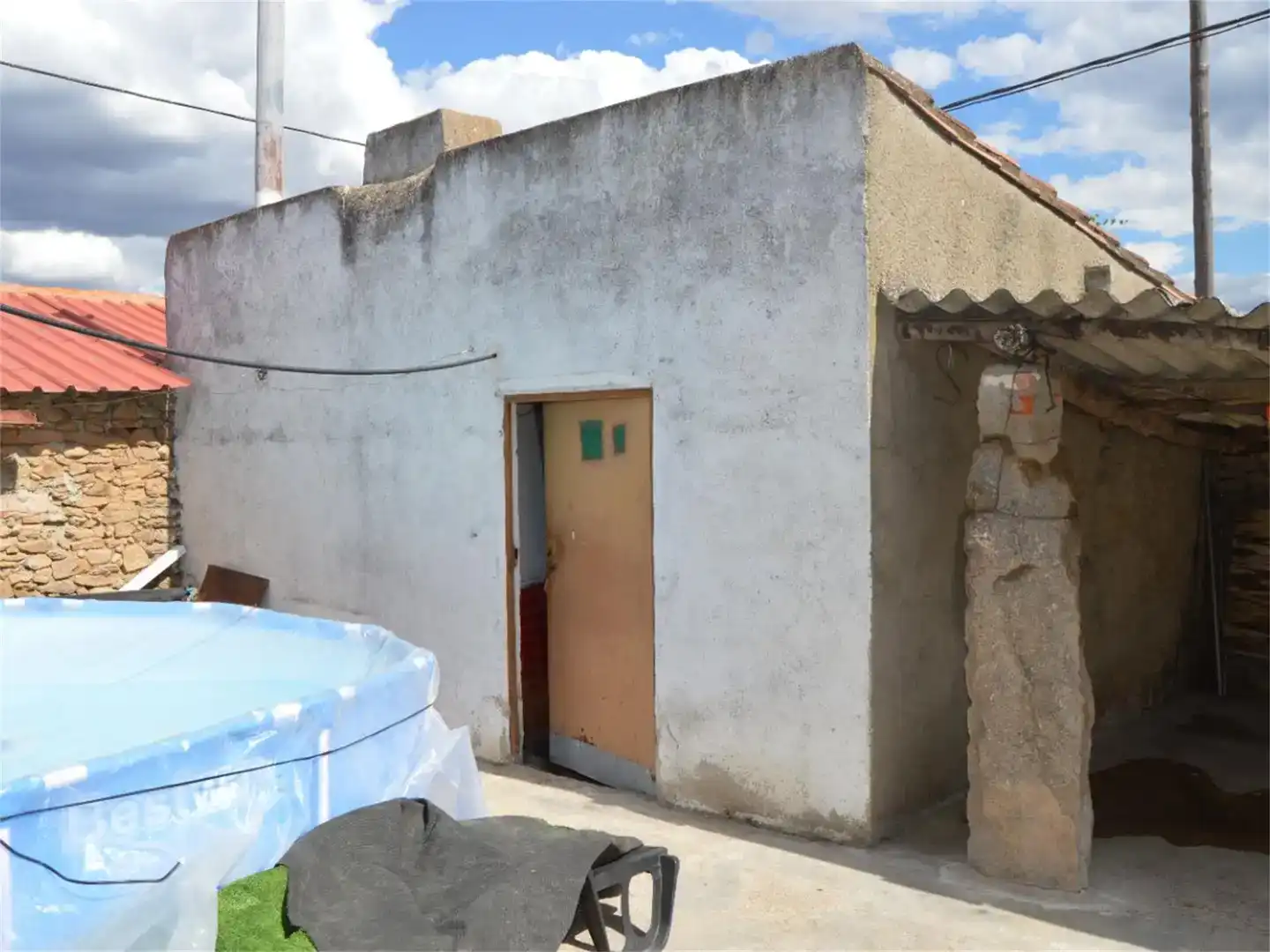 Vista exterior de Casa adosada en venda en Fuentes de Oñoro