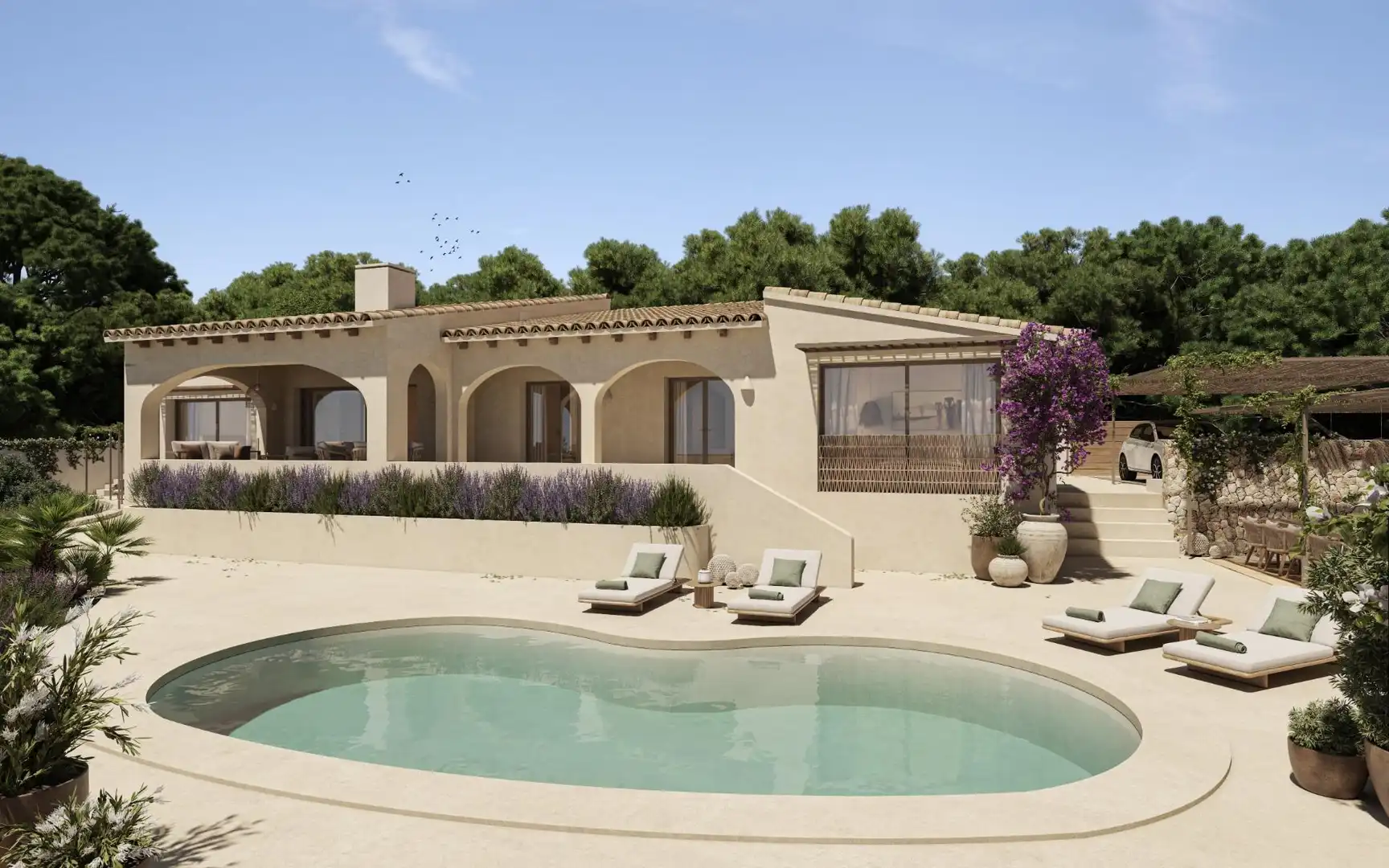 Chalet con piscina en venta en La Fustera
