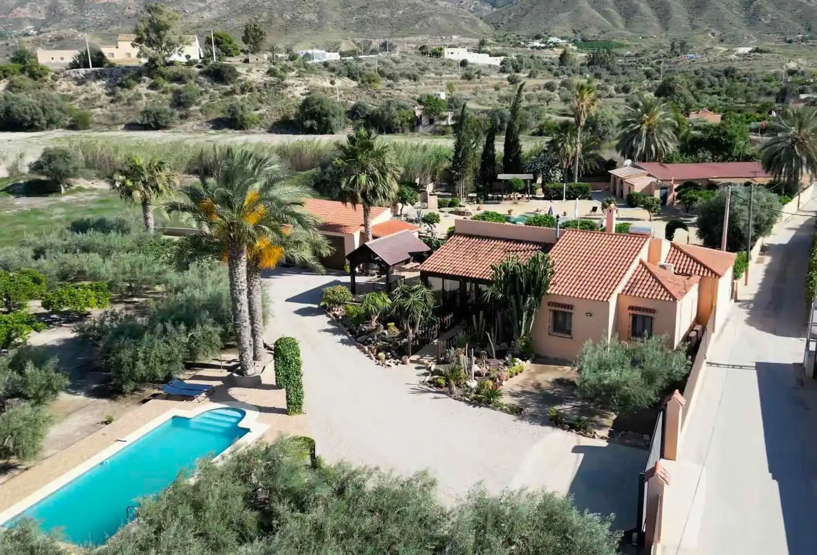 Vista exterior de Casa o chalet en venta en Mojácar con Aire acondicionado, Calefacción y Jardín privado