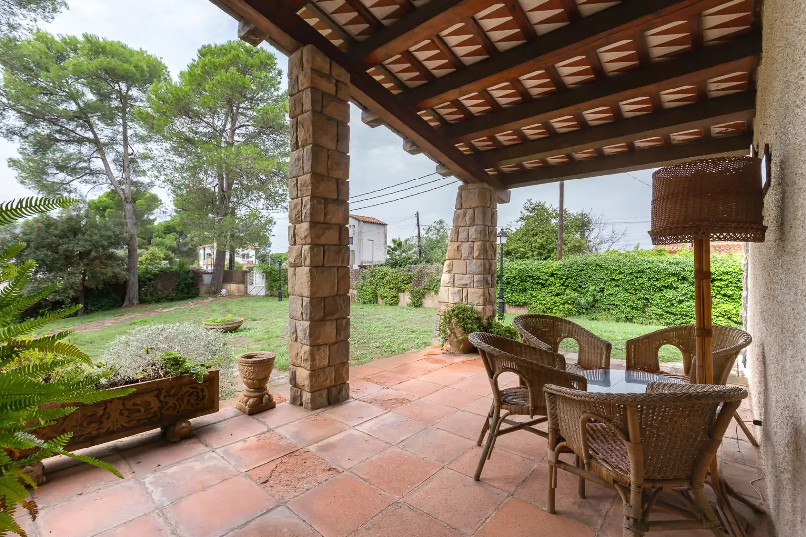 Terrassa de Casa o xalet en venda en Valldoreix
