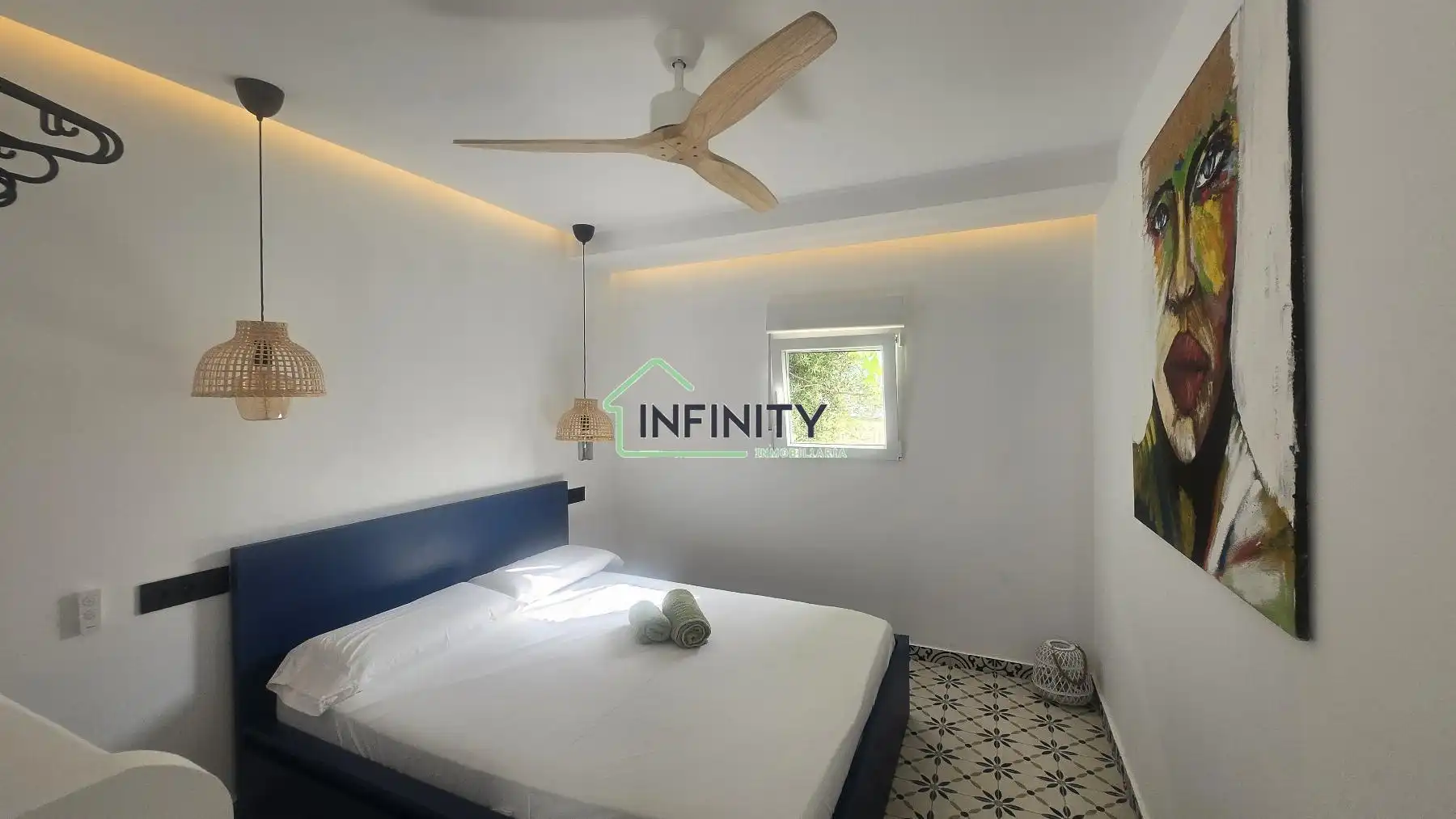 Bedroom of Houses for sale in Oliva  with Air Conditioner, Heating and Terrace