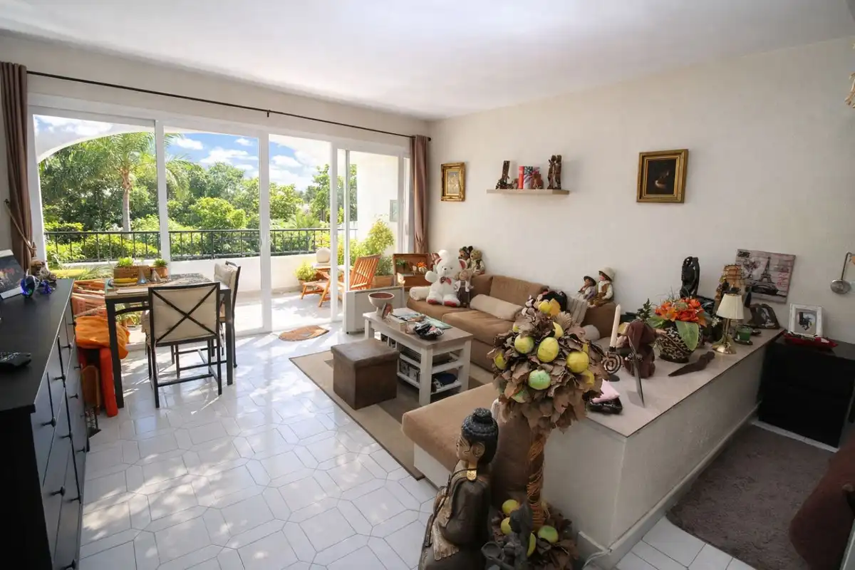 Sala d'estar de Estudi en venda en Mijas amb Aire condicionat, Calefacció i Terrassa