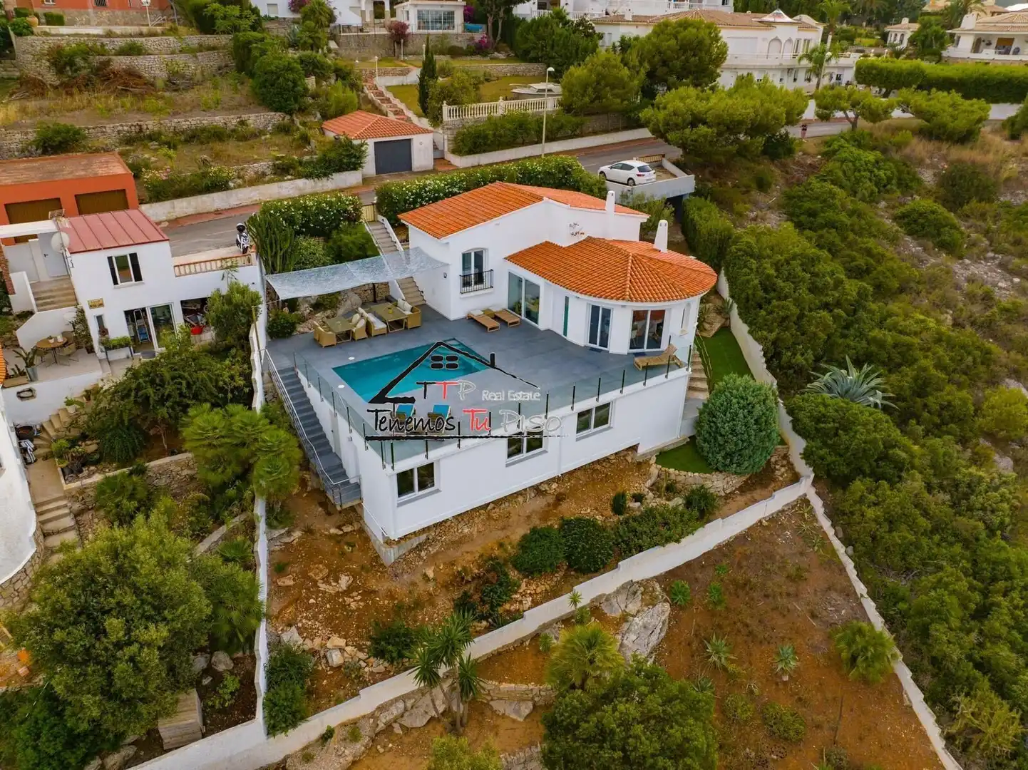 Vista exterior de Casa o xalet en venda en Peñíscola / Peníscola amb Aire condicionat, Calefacció i Jardí privat