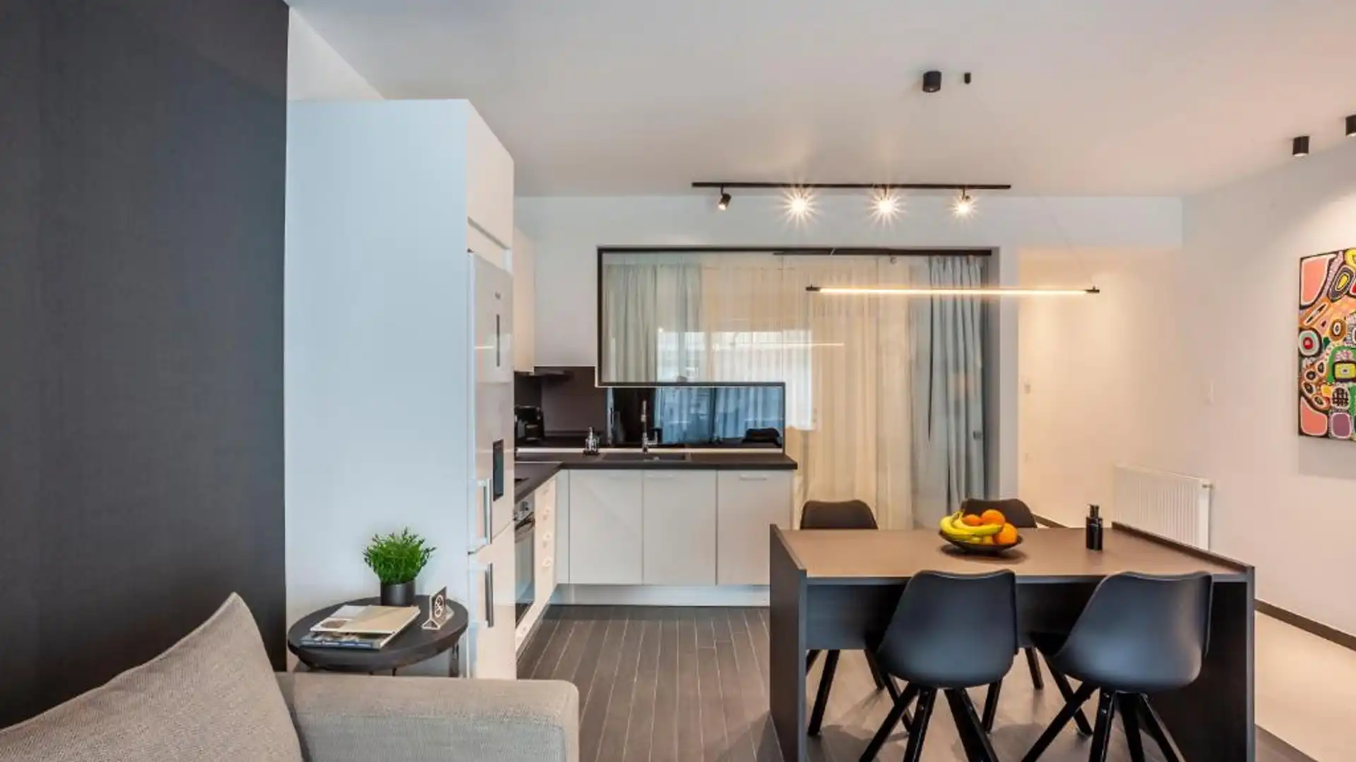 Sala de estar de Apartamento de alquiler en Fuengirola con Aire acondicionado, Amueblado y TV