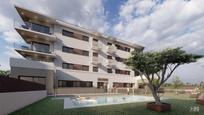 Vista exterior de Pis en venda en Santa Coloma de Farners amb Aire condicionat, Terrassa i Piscina comunitària