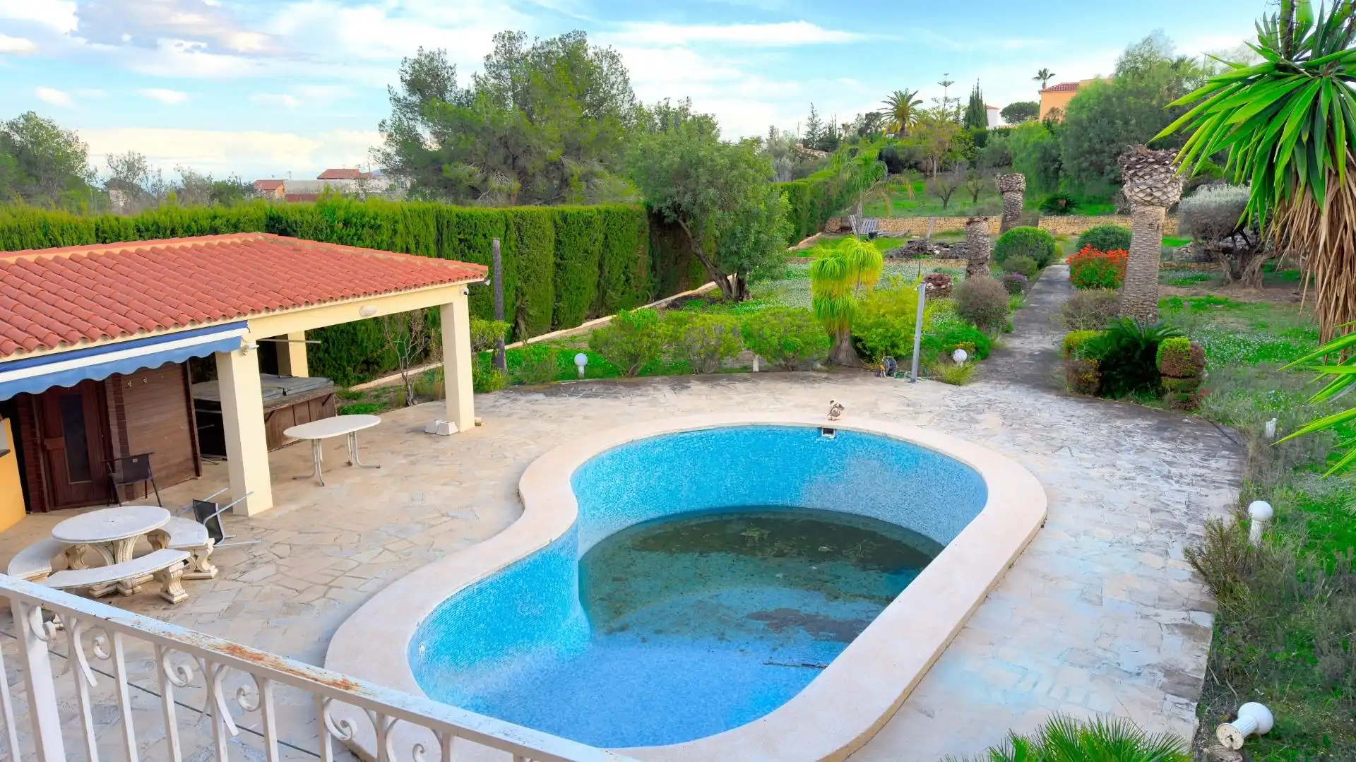 Piscina de Casa o chalet en venta en La Nucia con Aire acondicionado, Jardín privado y Terraza