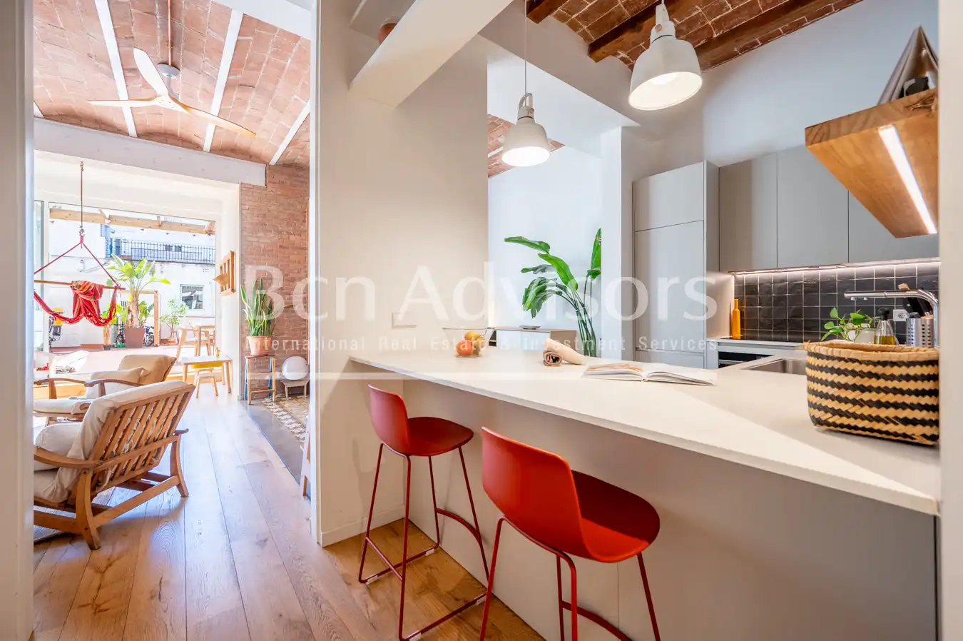 Cocina de Piso en venta en Barcelona con Aire acondicionado, Calefacción y Parquet