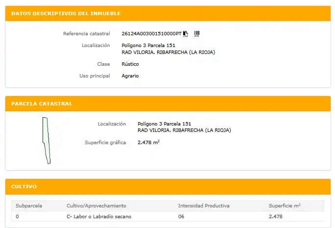 Terreno rústico en venta en Ribafrecha, imagen 2