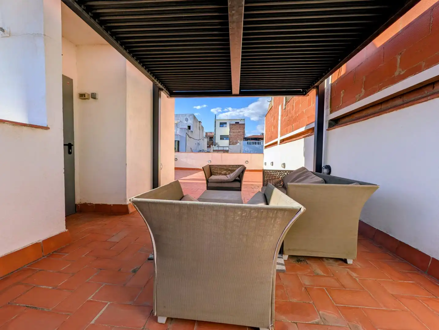 Terraza de Casa adosada en venta en Badalona con Parquet, Terraza y Trastero
