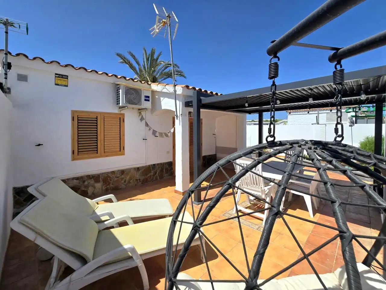 Terraza de Casa o chalet en venta en San Bartolomé de Tirajana con Aire acondicionado, Jardín privado y Terraza