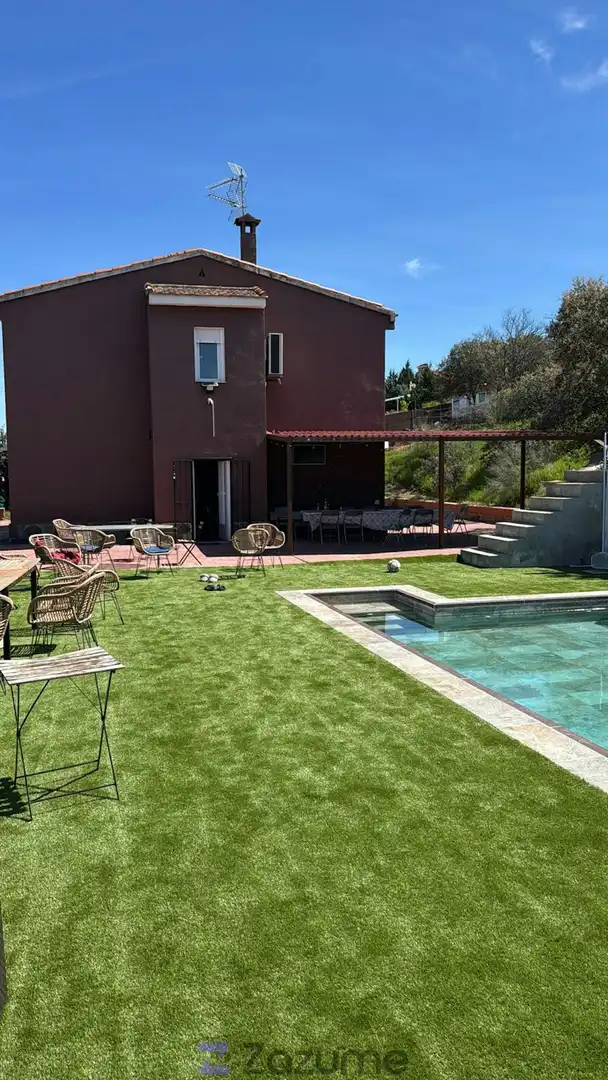 Terrace of Houses for rent in El Casar de Escalona  with Air Conditioner, Heating and Private garden