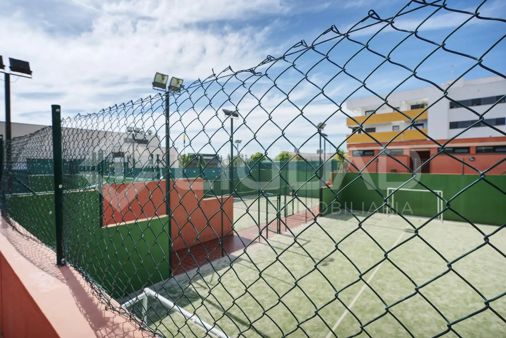 Jardín de Apartamento en venta en San Juan de Aznalfarache con Aire acondicionado, Jardín privado y Terraza
