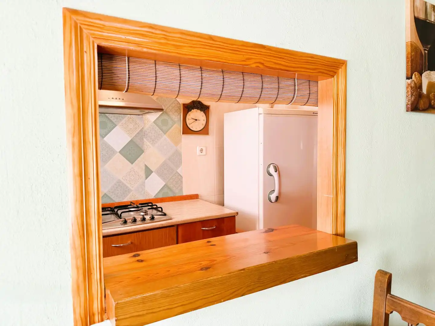 Kitchen of Flat for sale in Guardiola de Berguedà  with Heating, Furnished and TV