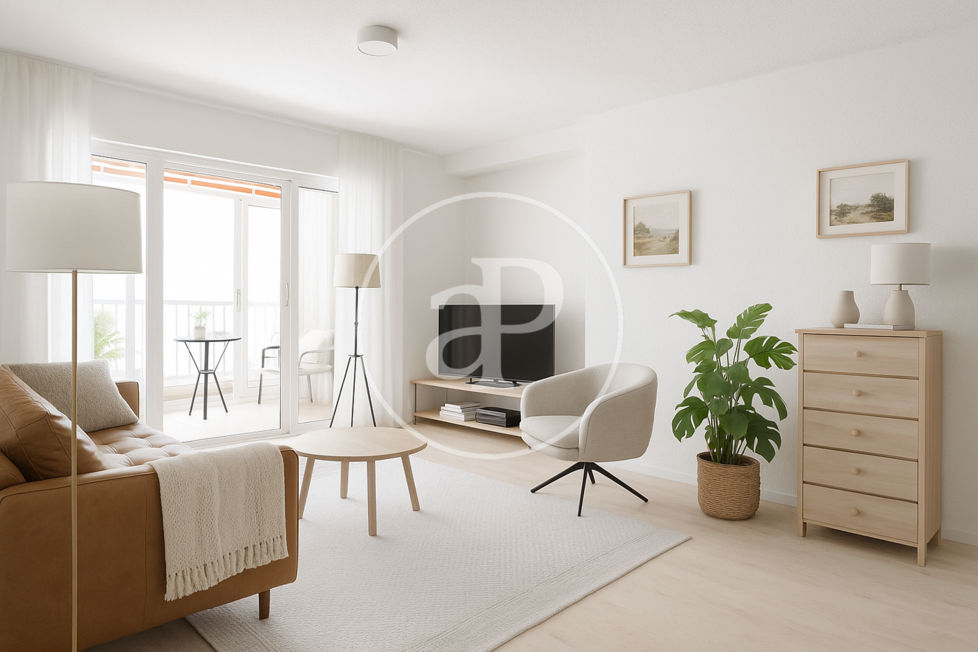 Living room of Flat for sale in Benidorm  with Heating, Private garden and Terrace