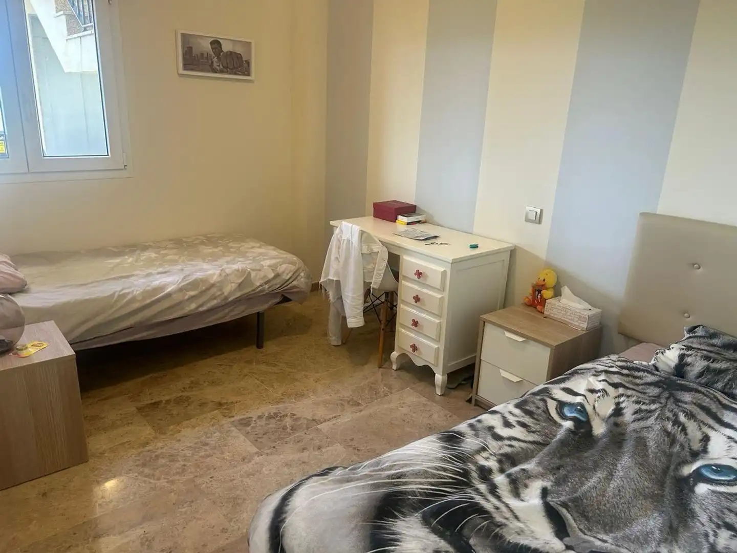 Habitación de Apartamento de alquiler en Mijas con Aire acondicionado, Terraza y Amueblado