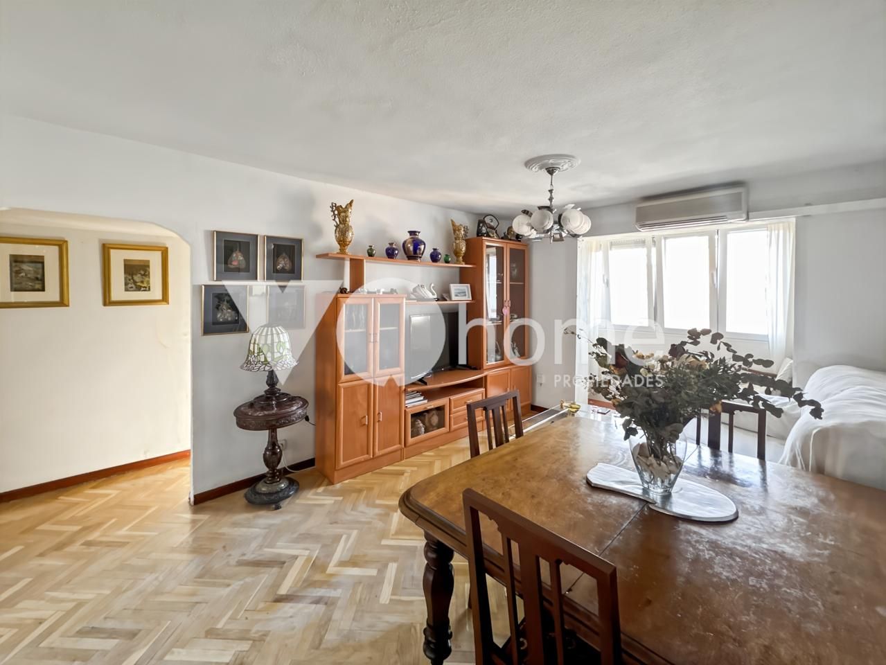 Esszimmer von Wohnung zum Verkauf in  Madrid Capital mit Klimaanlage, Heizung und Parkett