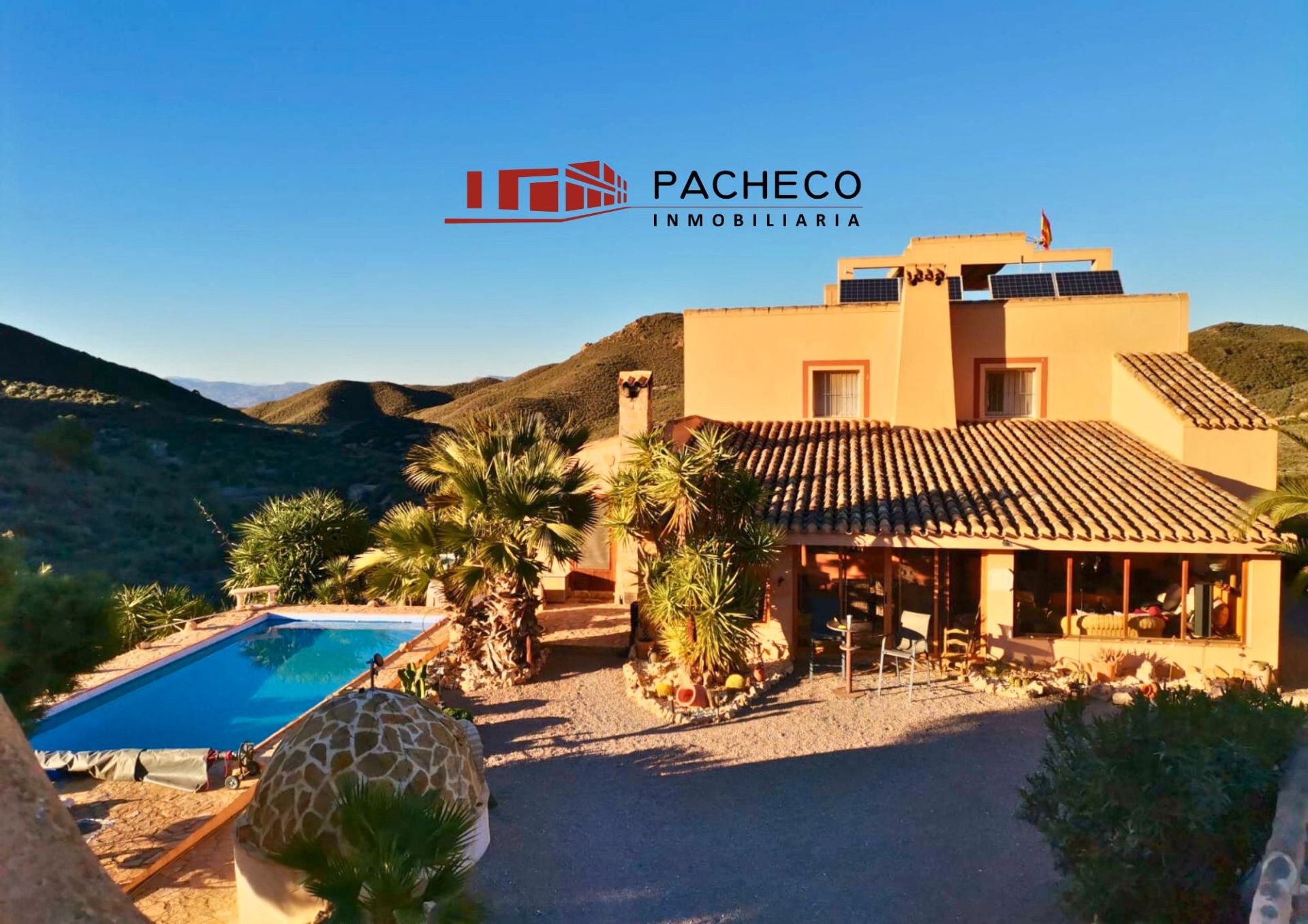 Vista exterior de Finca rústica en venta en Lorca con Calefacción, Jardín privado y Terraza