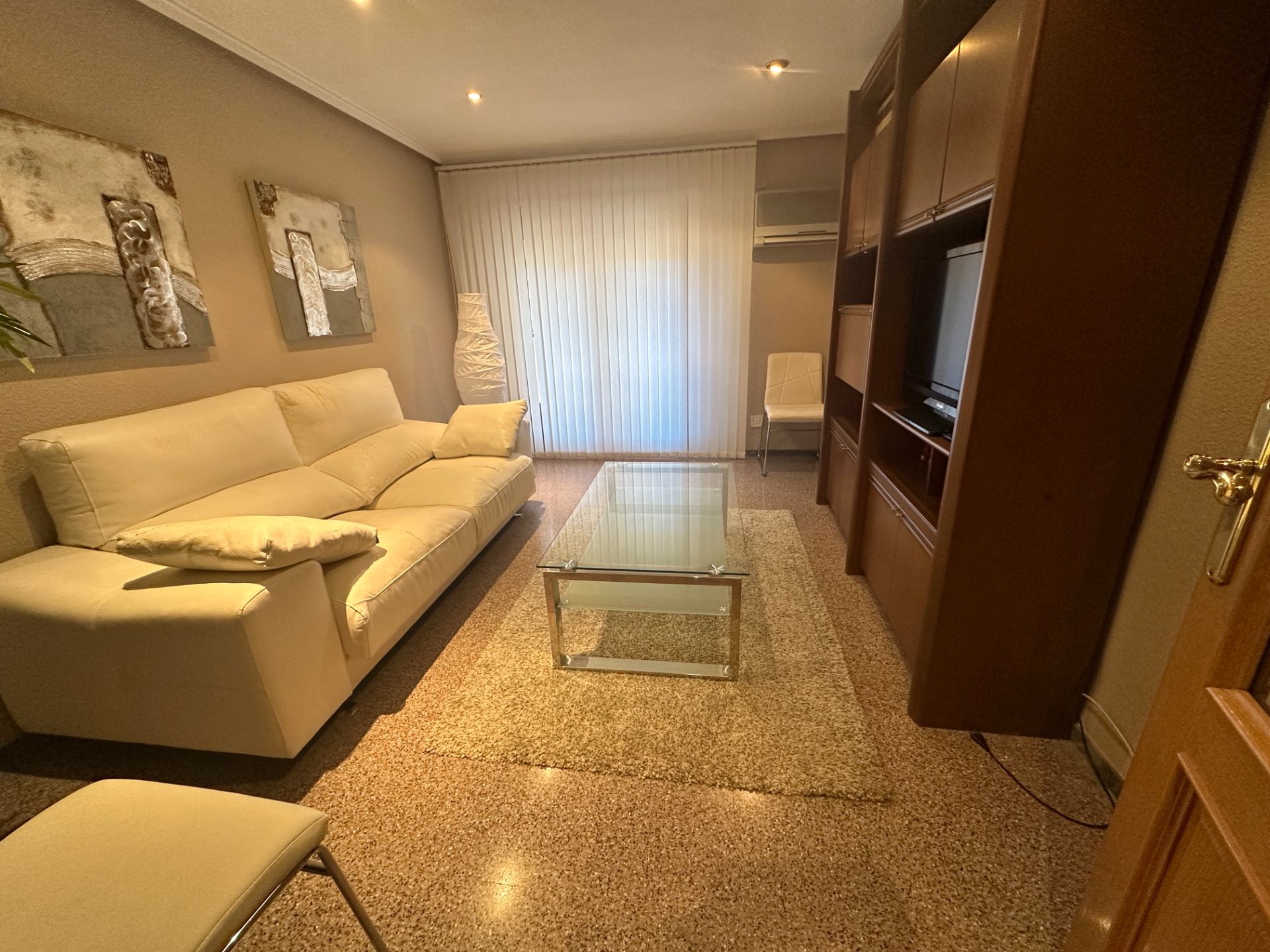 Living room of Flat for sale in Novelda  with Terrace and Balcony