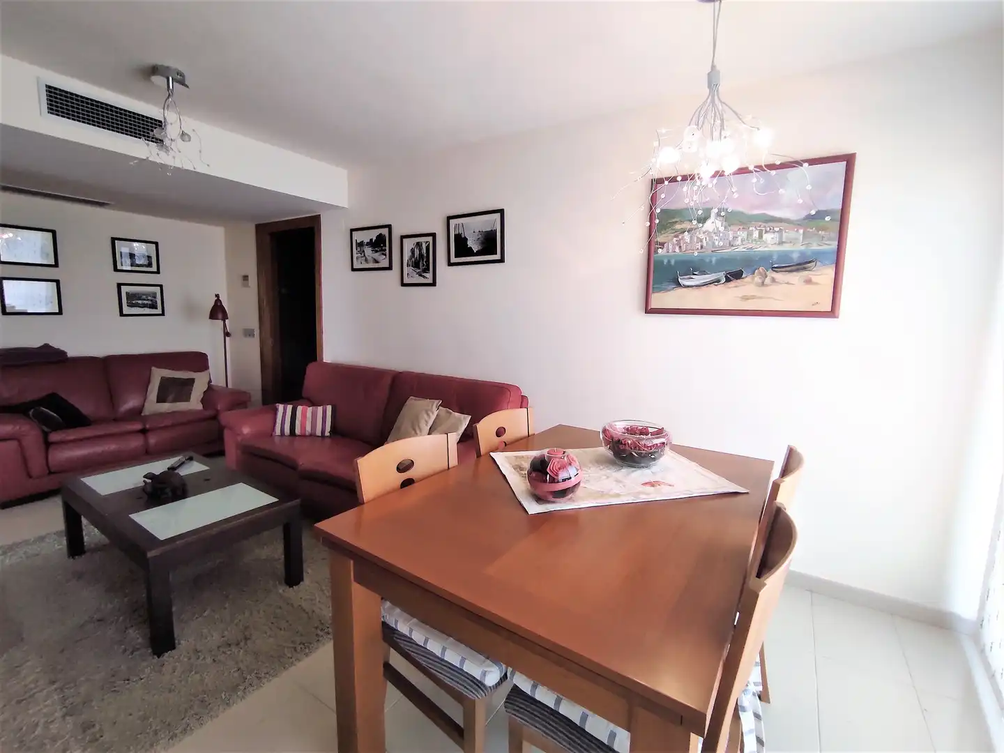 Sala d'estar de Àtic en venda en La Ràpita amb Aire condicionat i Terrassa