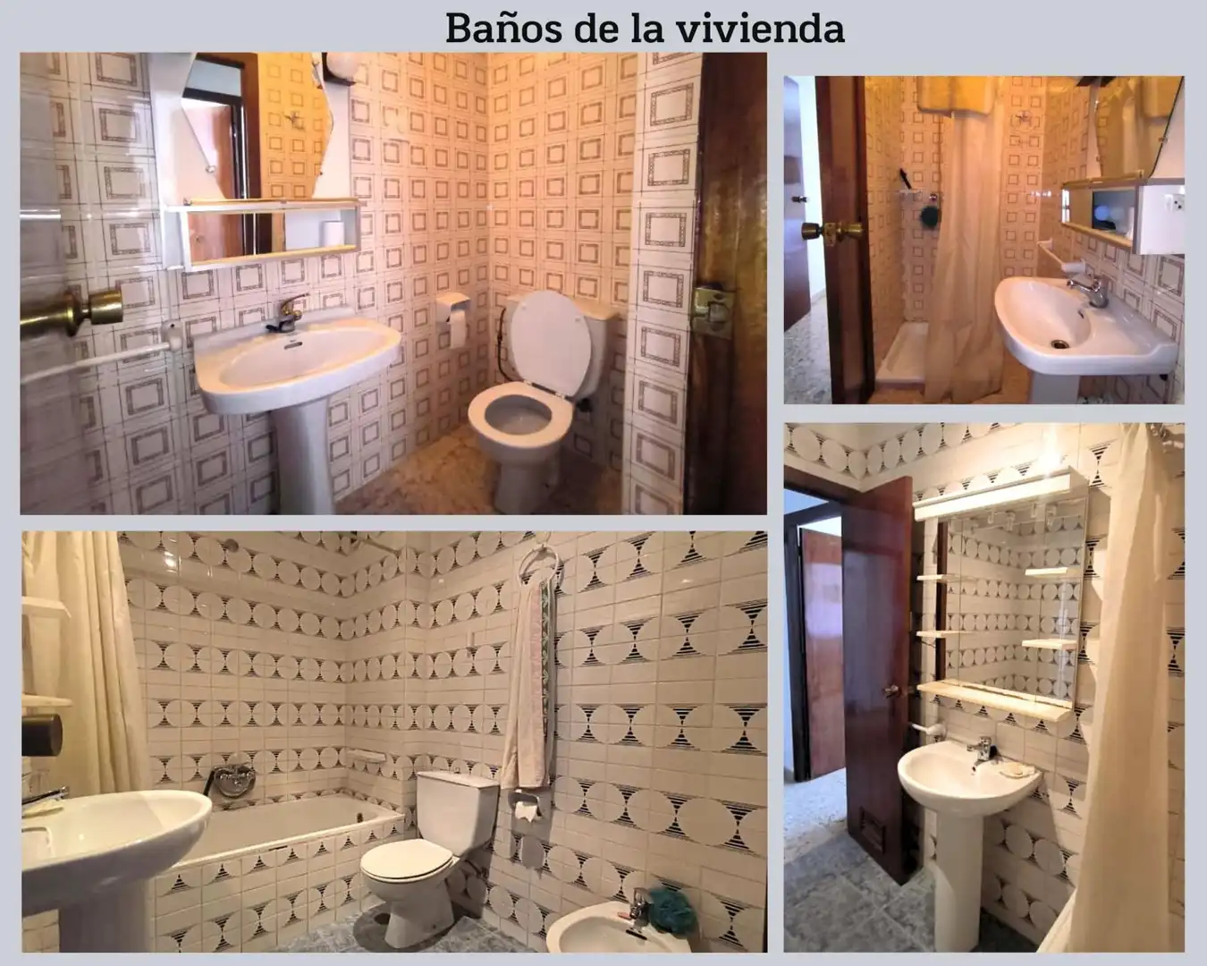 Badezimmer von Wohnung zum Verkauf in Mengíbar mit Klimaanlage, Terrasse und Möbliert