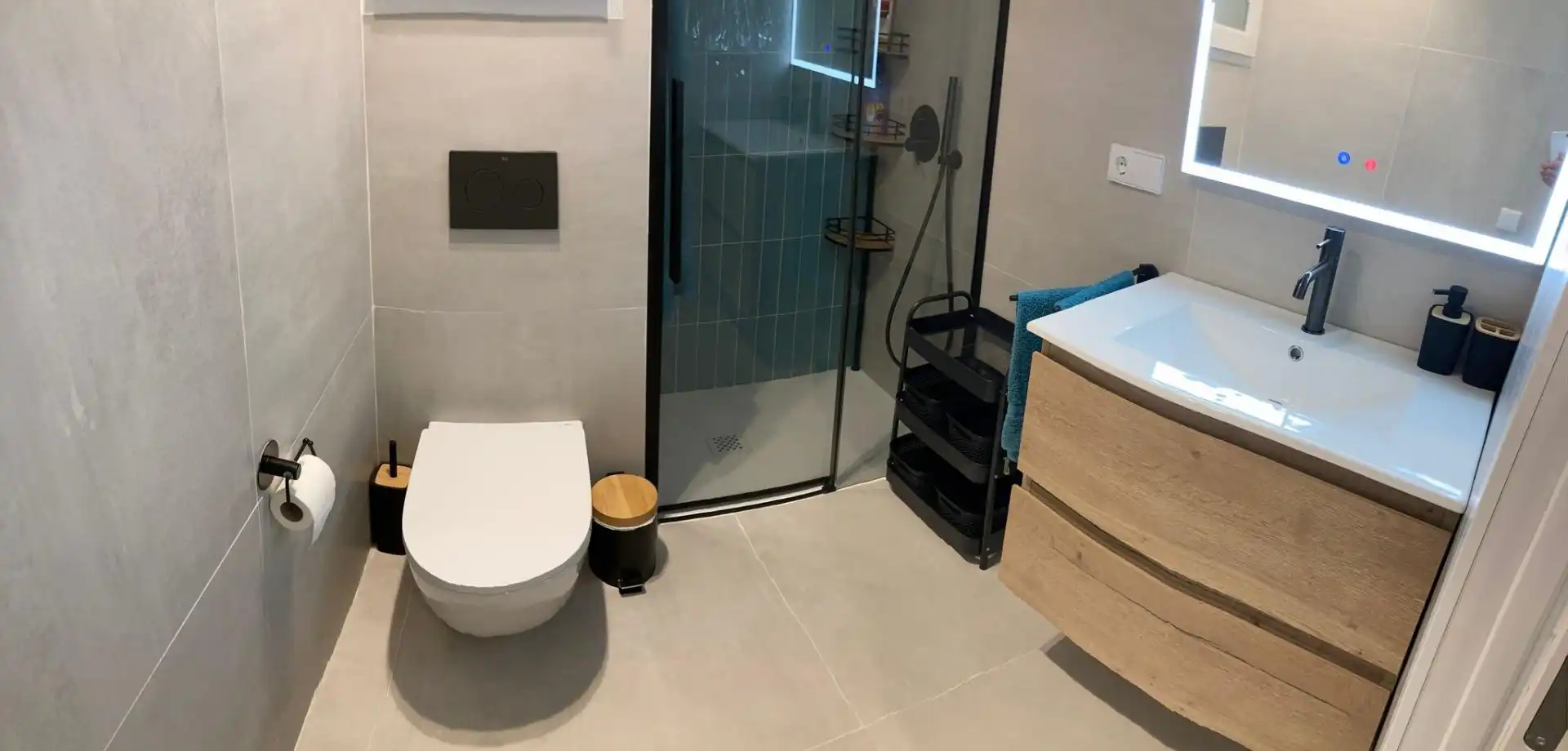 Bathroom of Flat for sale in La Pobla de Farnals  with Air Conditioner, Private garden and Furnished