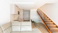 Living room of Attic for sale in  Madrid Capital  with Air Conditioner, Terrace and Swimming Pool