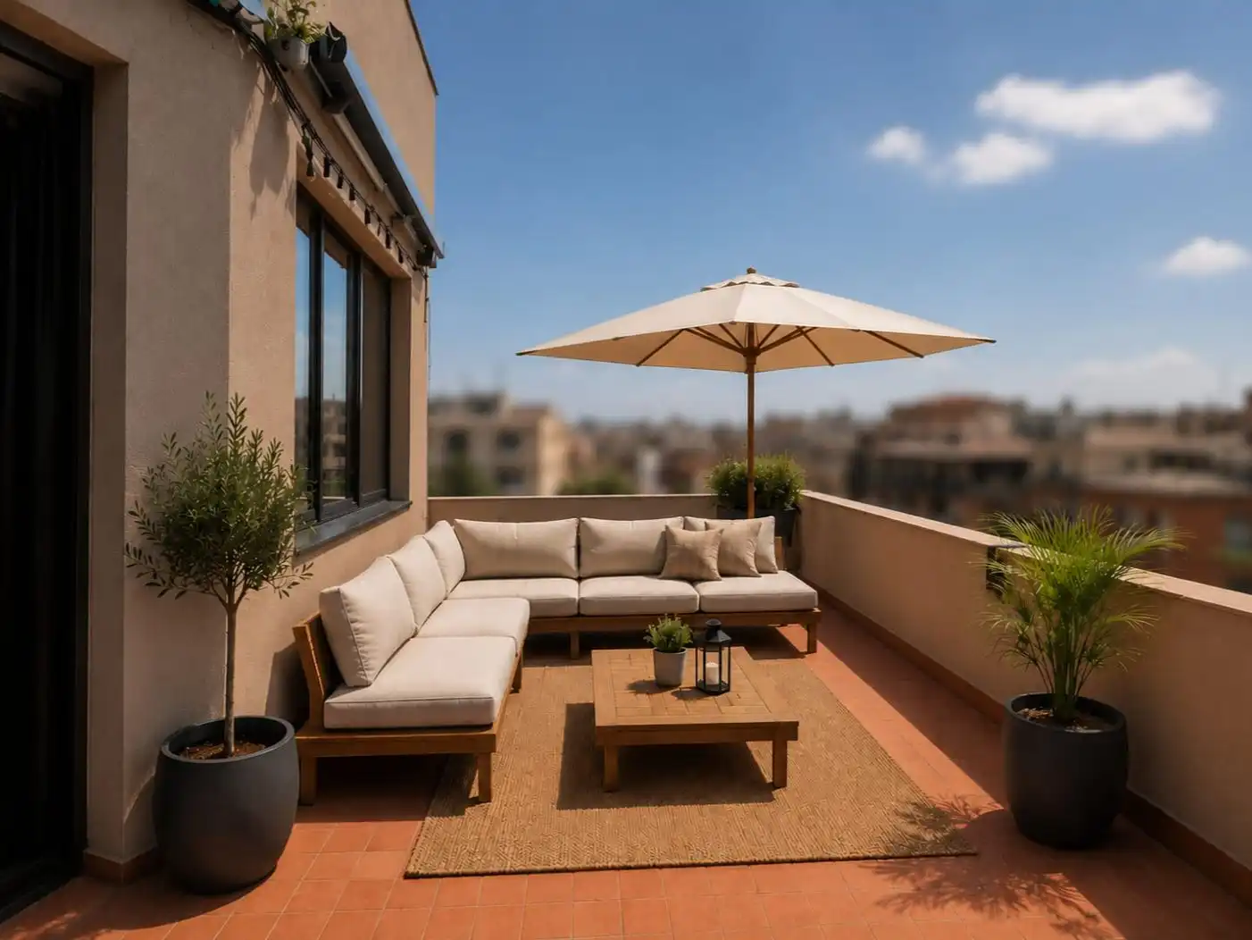 Terrasse von Büro zur Miete in Barcelona mit Klimaanlage, Heizung und Terrasse