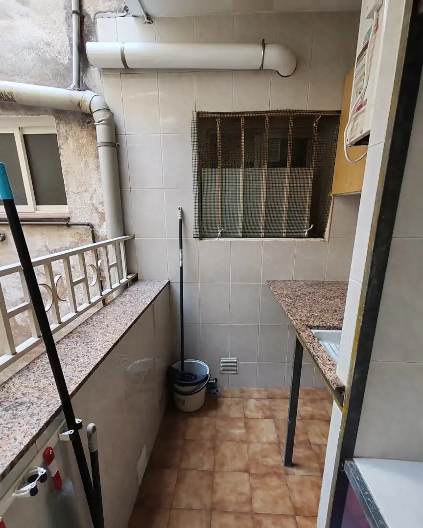 Terraza de Piso de alquiler en Badalona con Calefacción, Horno y Balcón