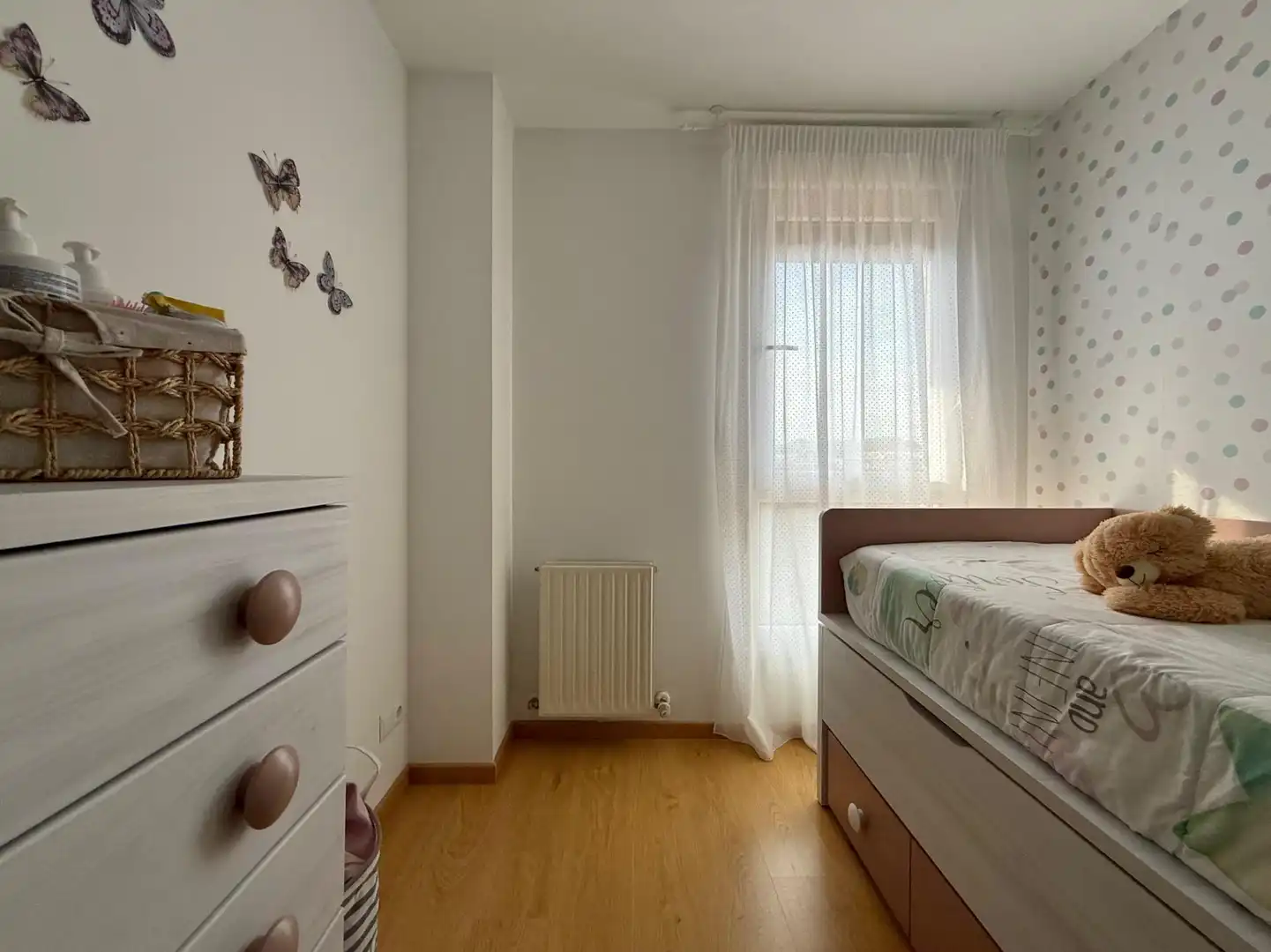 Bedroom of Flat for sale in Tudela  with Air Conditioner, Heating and Parquet flooring