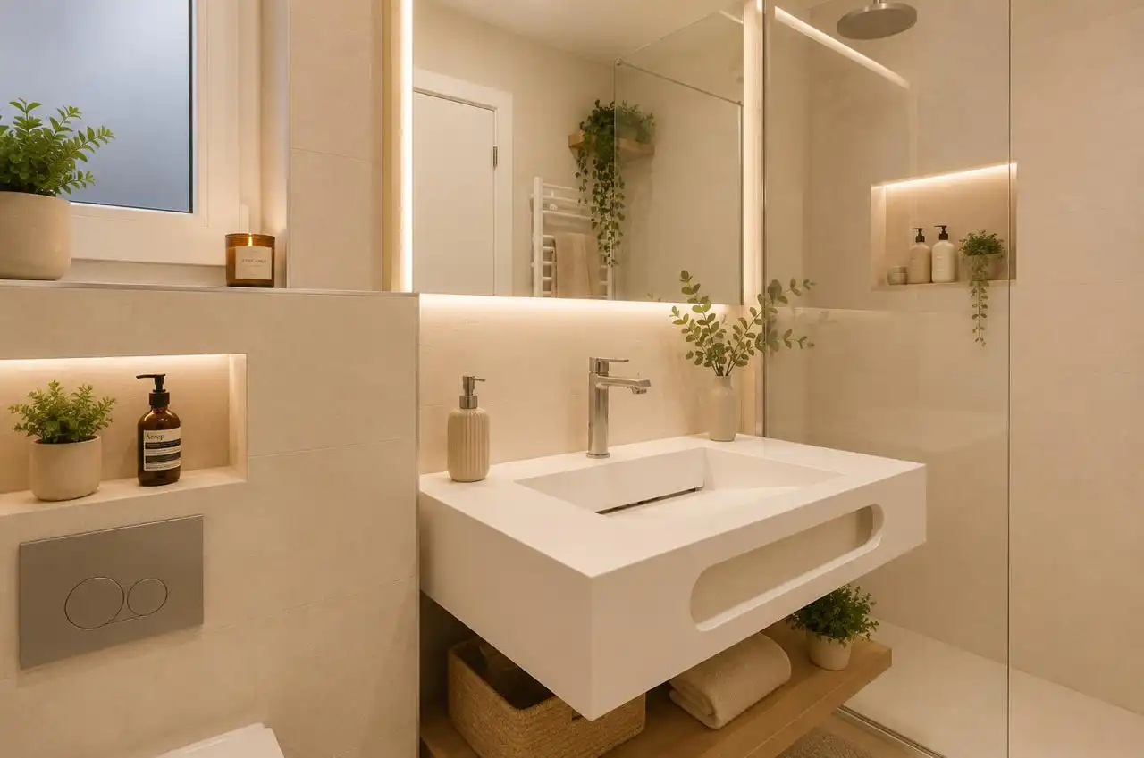 Baño de Ático en venta en Barcelona con Aire acondicionado, Calefacción y Parquet