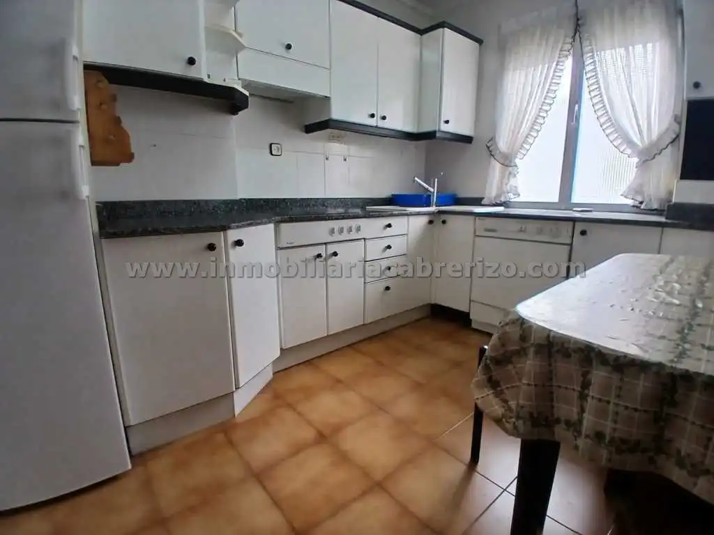 Kitchen of Attic for sale in  Logroño  with Air Conditioner, Terrace and Furnished