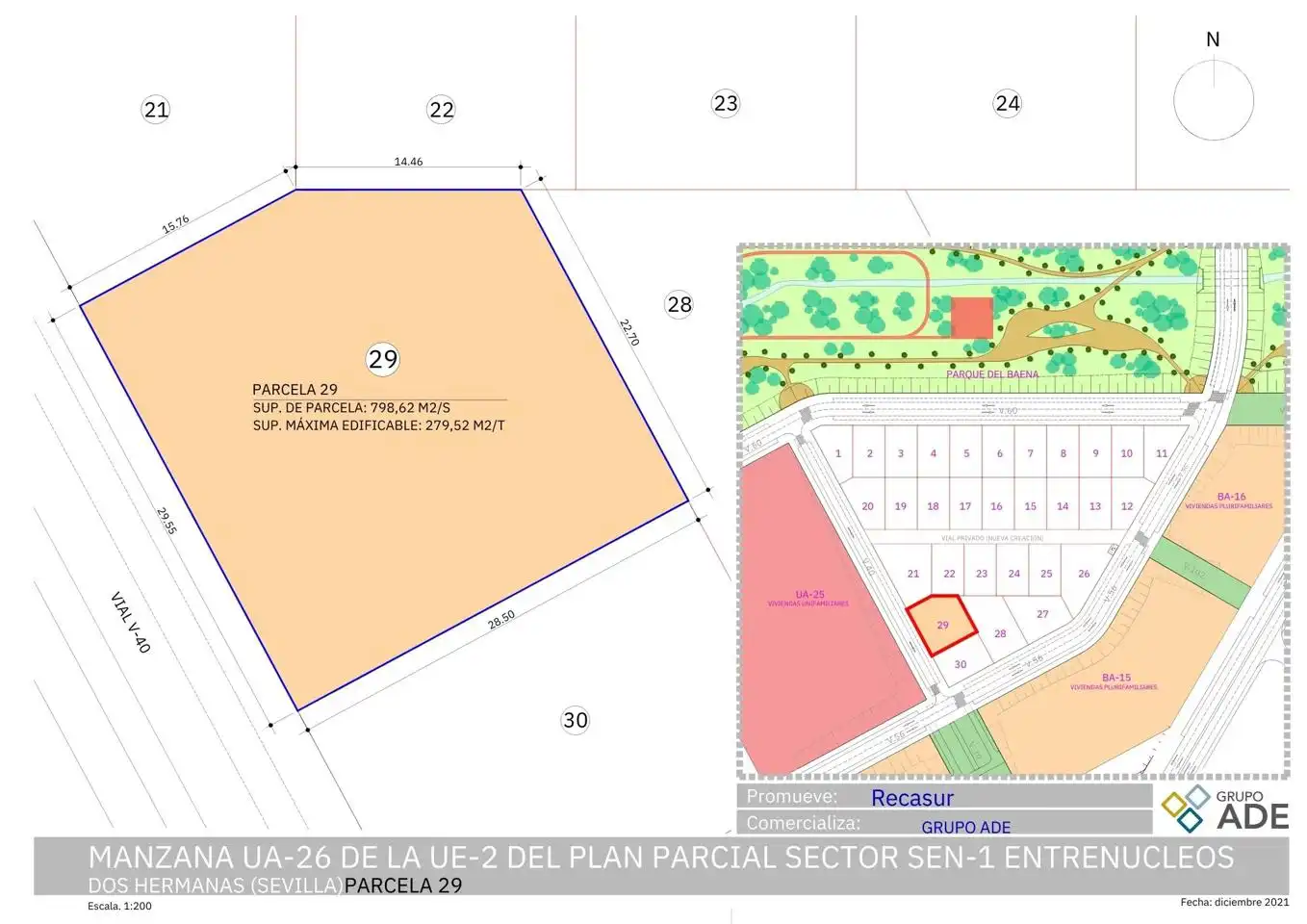 Residencial en venta en Dos Hermanas