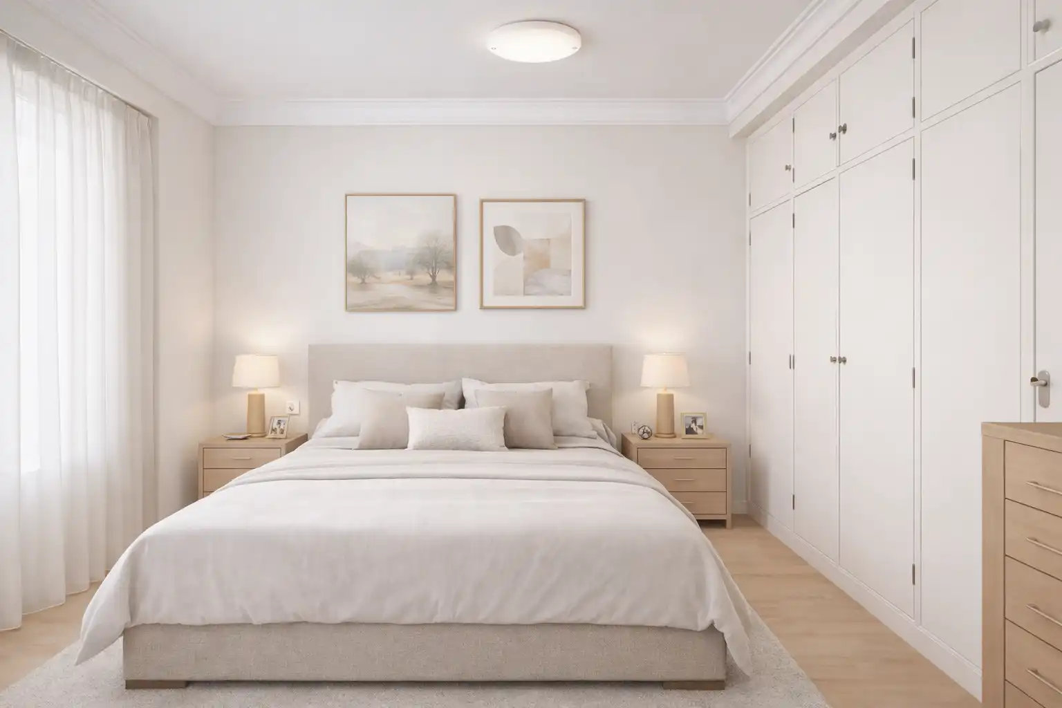 Bedroom of Flat for sale in Madrid  with Air Conditioner, Heating and Terrace